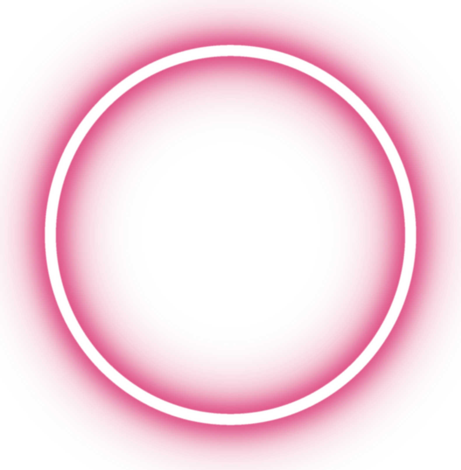 Pink Neon Circle Icon